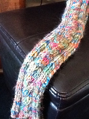Little Girl Cable Scarf