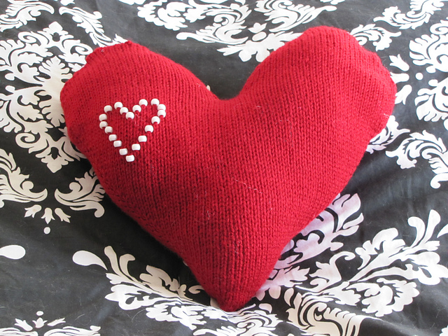 Who Knit It Better? -Heart Shaped Pillow Edition BeLoved Knits