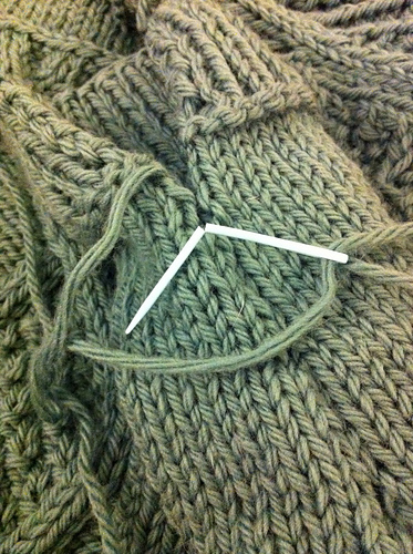 seaming knitting broken needle seam knit