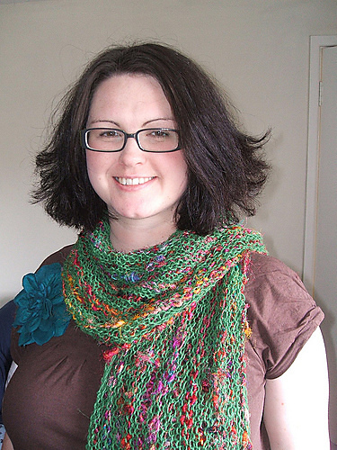 spring greens scarf