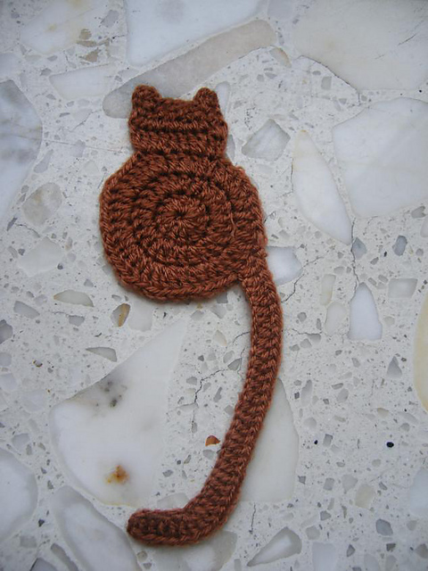 Cat bookmark crochet cat bookmark