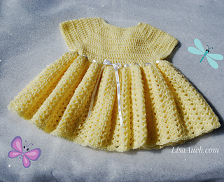 Ravelry: Easy Baby Dress Crochet Pattern pattern by LisaAuch