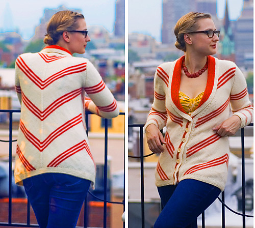 Delancey Cardigan knitting pattern
