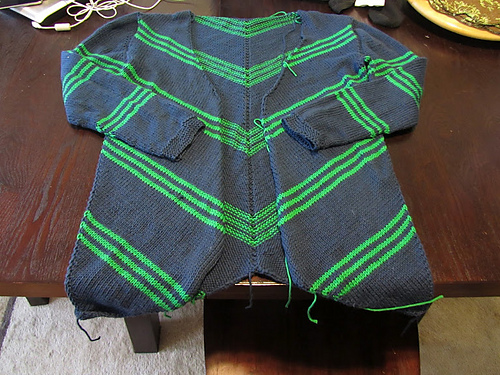Delancey cardigan knitting pattern
