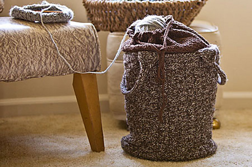 Cinnamon Bark Project Bag