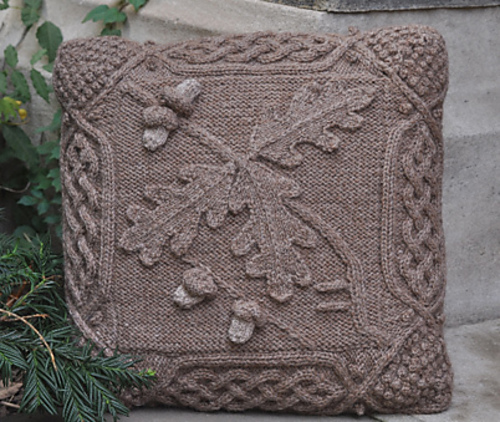 GORGEOUS CELTIC OAK KNITTING PATTERN CUSHION COVER (30) eBay