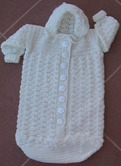 Ravelry: Cozy Baby Bunting pattern by Alice Hyche
