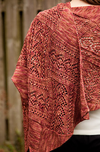 Stampede Lace shawl, shawl, knitting, lace, knitted lace, Chrissy Gardiner, Stampede, women's accessories