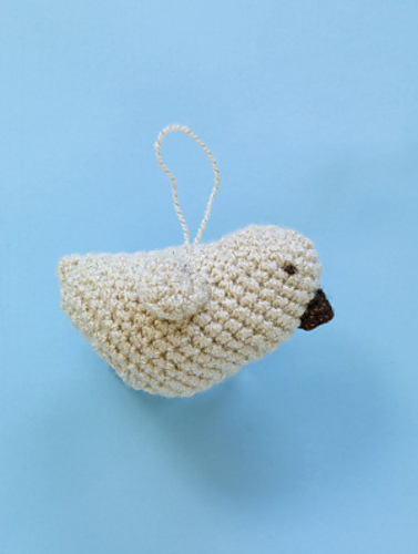 Holiday Dove Ornament by Lion Brand Yarn