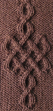 Ravelry: Celtic Motif (knot #243) pattern by Devorgillas Knitting (somet...