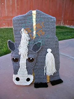 Ravelry: Horsin Around scarf pattern by JoAnne Grimm Thompson