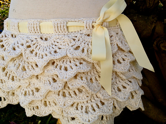 Pattern of the week: thinking of? a ruffles skirt ...