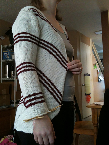 delancey knitting pattern work in progress