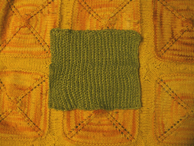 Linen dishcloth before use