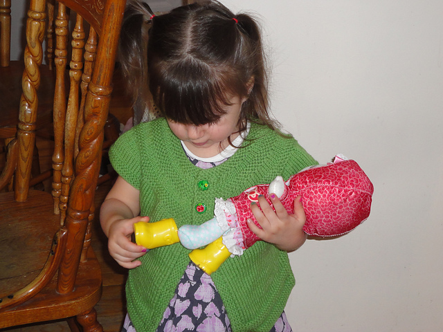 It's hard to get a toddler to stand still for a picture!