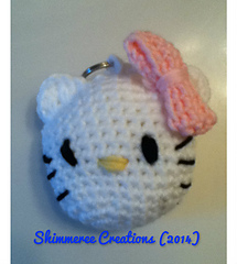 Ravelry: Amigurumi Hello Kitty Keychain pattern by Jenn ...