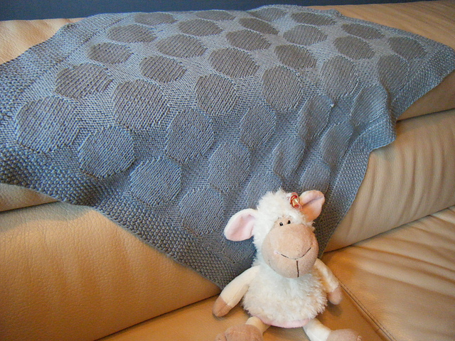 Going Dotty Baby Blanket by Susan Adkins