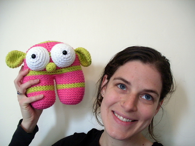 amigurumi crochet monster plush